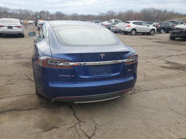 Hatchbacks TESLA MODEL S 2015 Blue