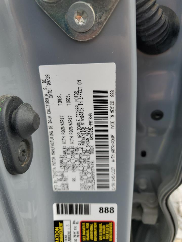2021 Toyota Tacoma Double Cab VIN: 3TMCZ5AN9MM374491 Lot: 54177505