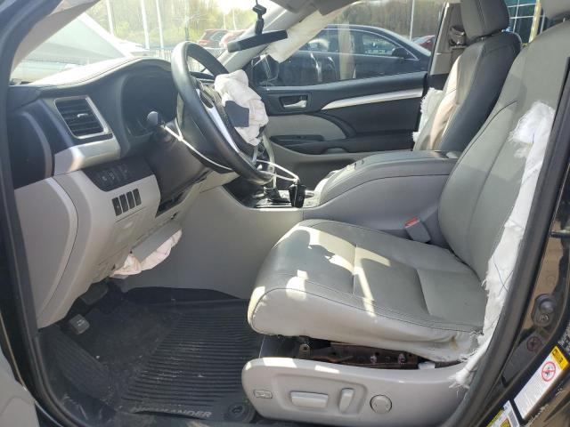  TOYOTA HIGHLANDER 2017 Черный