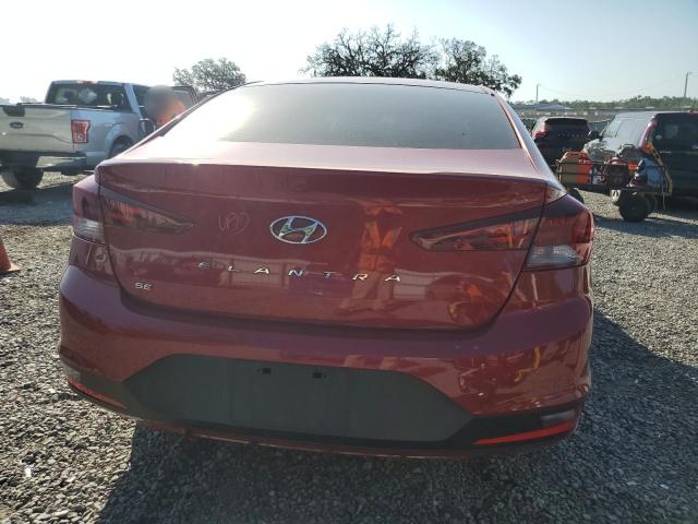  HYUNDAI ELANTRA 2020 Czerwony