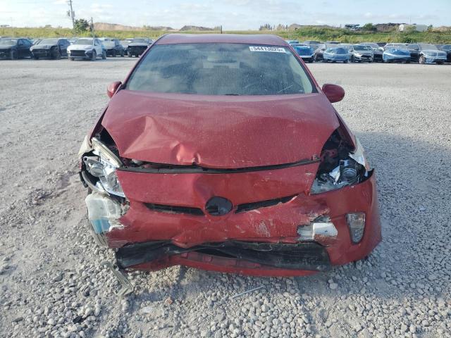  TOYOTA PRIUS 2012 Червоний