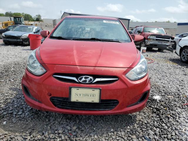 HYUNDAI ACCENT 2013 Красный