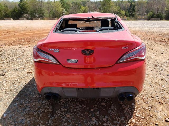  HYUNDAI GENESIS 2014 Czerwony