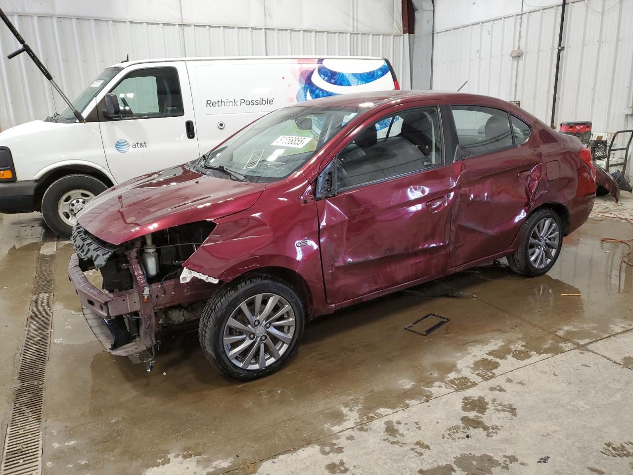 2017 Mitsubishi Mirage G4 Se იყიდება Franklin-ში, WI - All Over