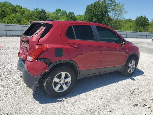 Parquets CHEVROLET TRAX 2015 Czerwony