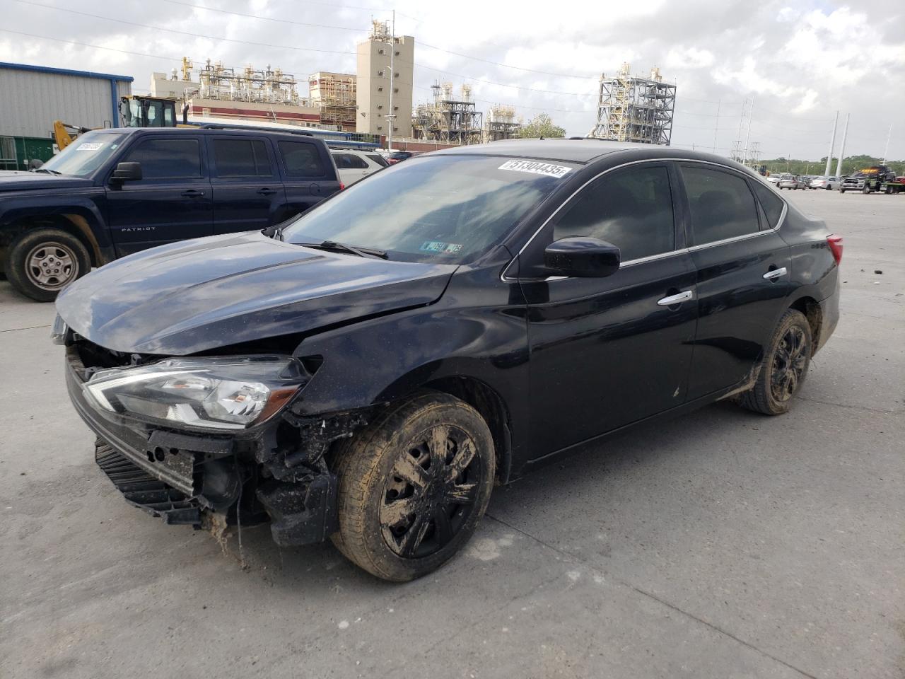 2017 Nissan Sentra S იყიდება New Orleans-ში, LA - Front End