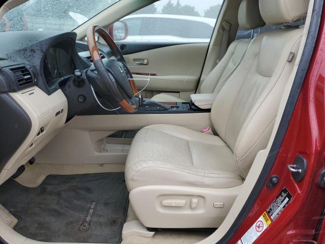  LEXUS RX350 2012 Червоний