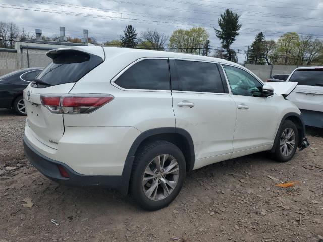 Parquets TOYOTA HIGHLANDER 2014 Biały