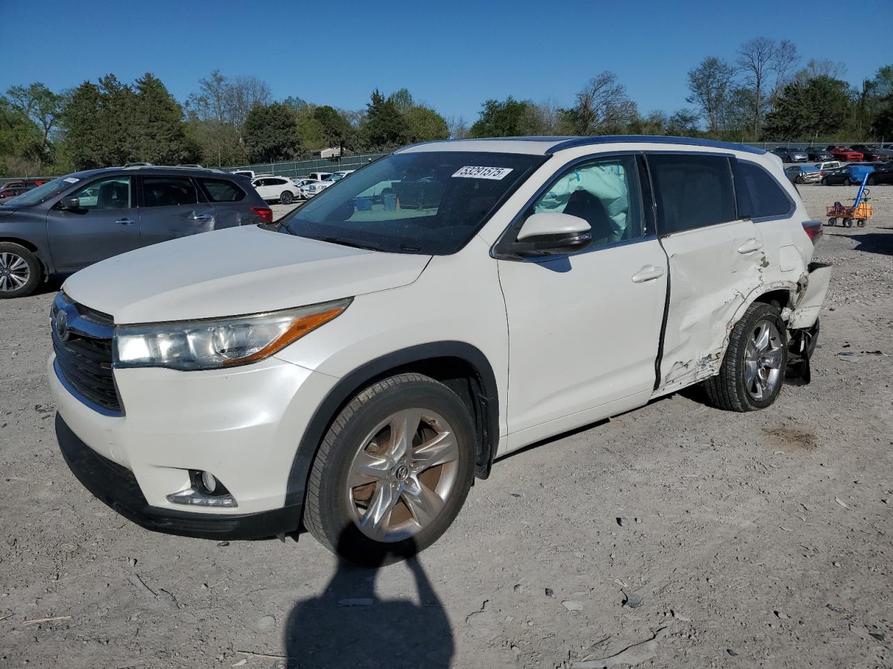 2016 Toyota Highlander Limited de vânzare în Madisonville, TN - Side