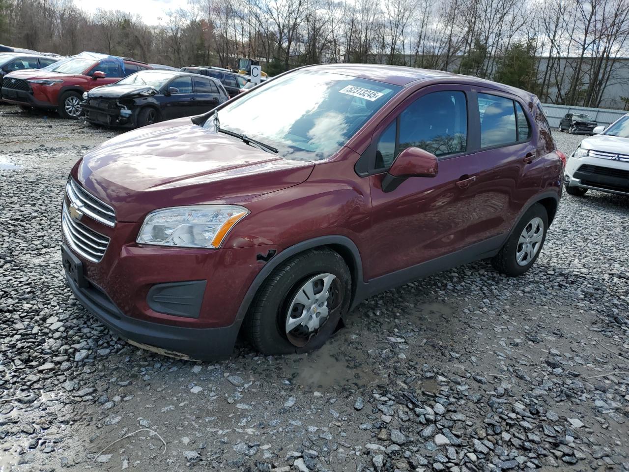 2016 Chevrolet Trax Ls იყიდება North Billerica-ში, MA - Undercarriage