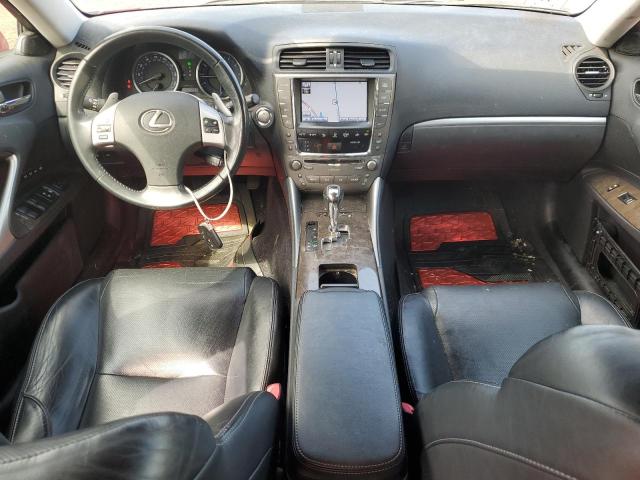 Sedans LEXUS IS 2012 Czerwony