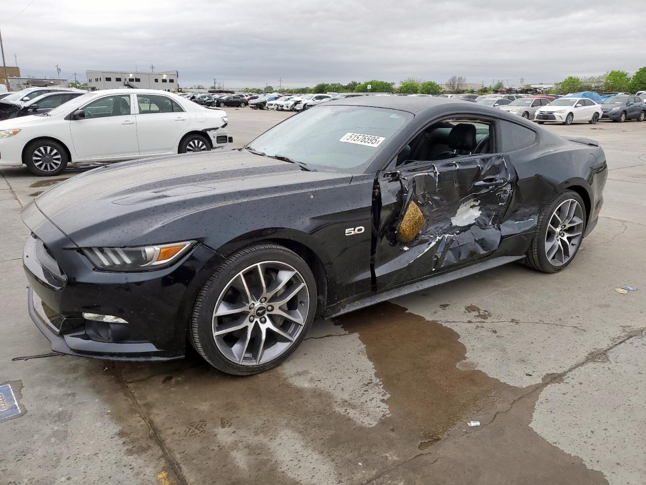 2016 Ford Mustang Gt na sprzedaż w Grand Prairie, TX - Side