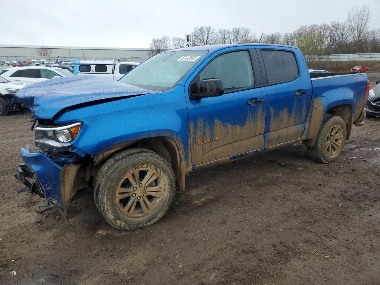 2021 Chevrolet Colorado Z71 en Venta en Davison, MI - Front End