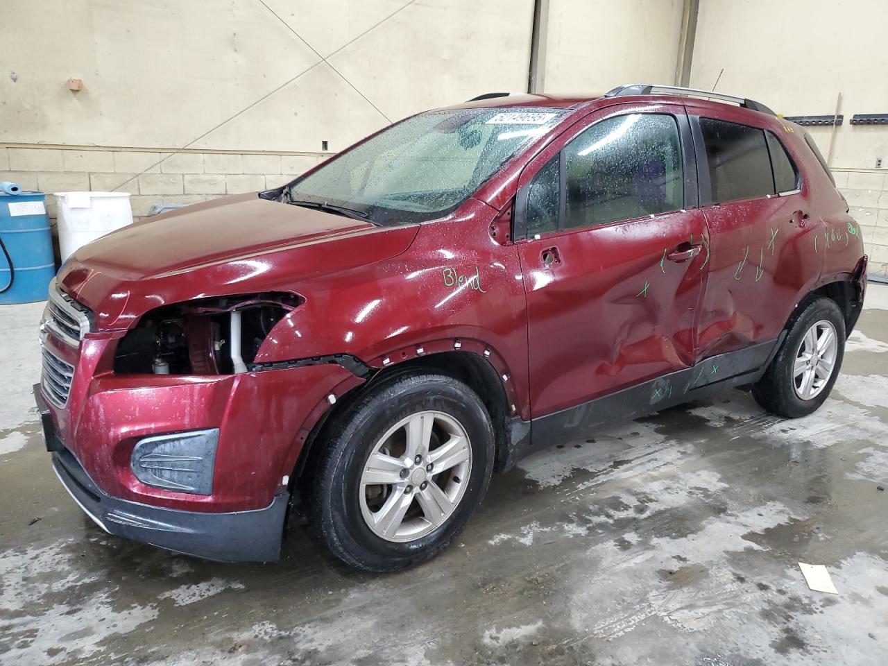 2016 Chevrolet Trax 1Lt იყიდება Hampton-ში, VA - All Over