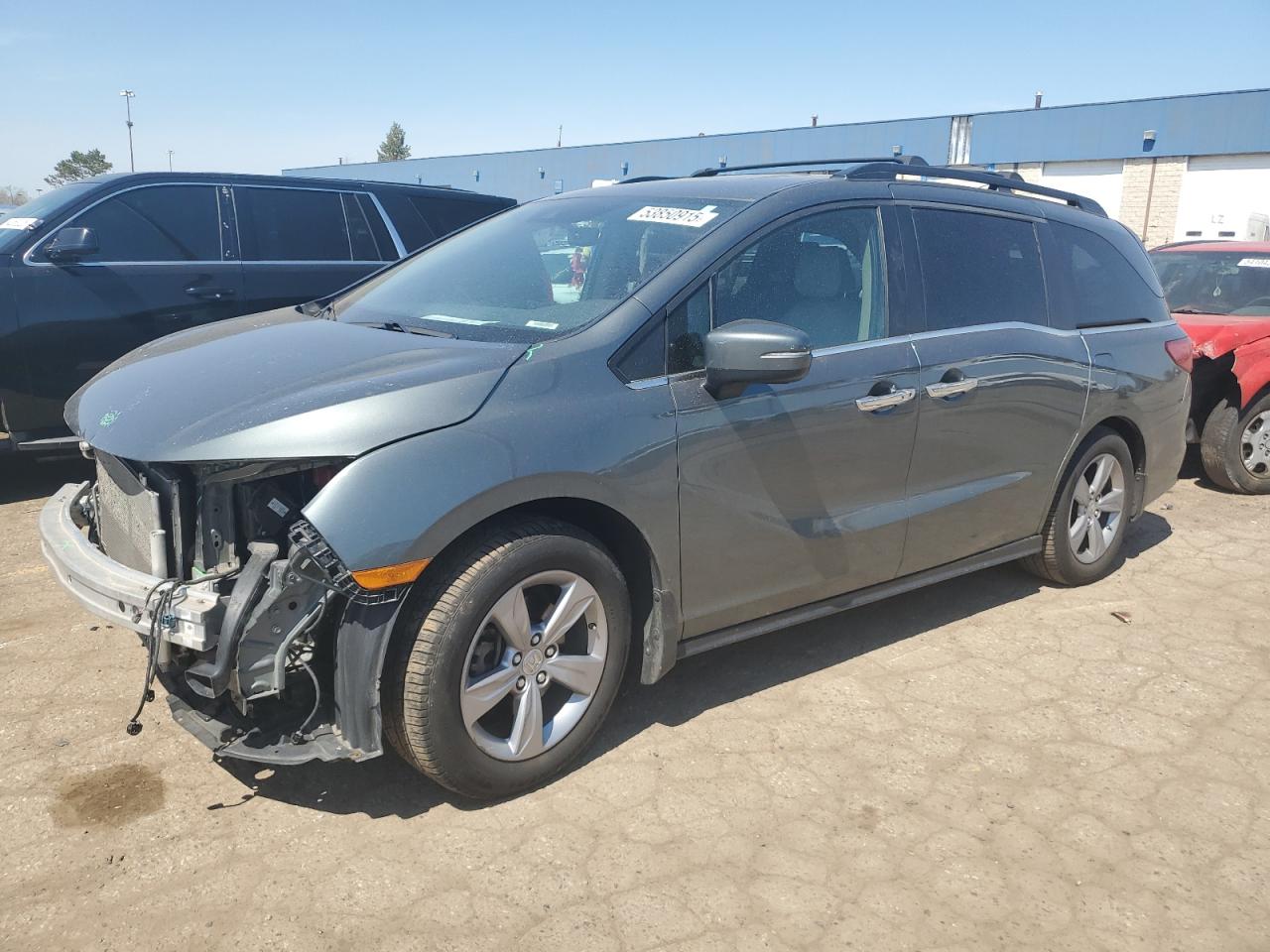 2018 Honda Odyssey Exl продається в Woodhaven, MI - Front End