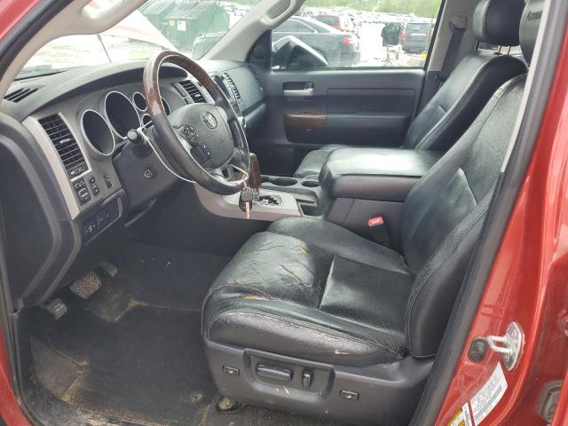  TOYOTA TUNDRA 2012 Червоний