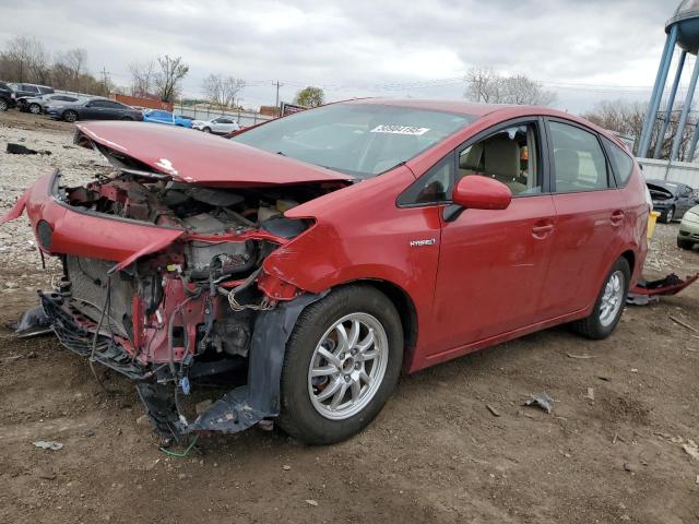  TOYOTA PRIUS 2014 Red