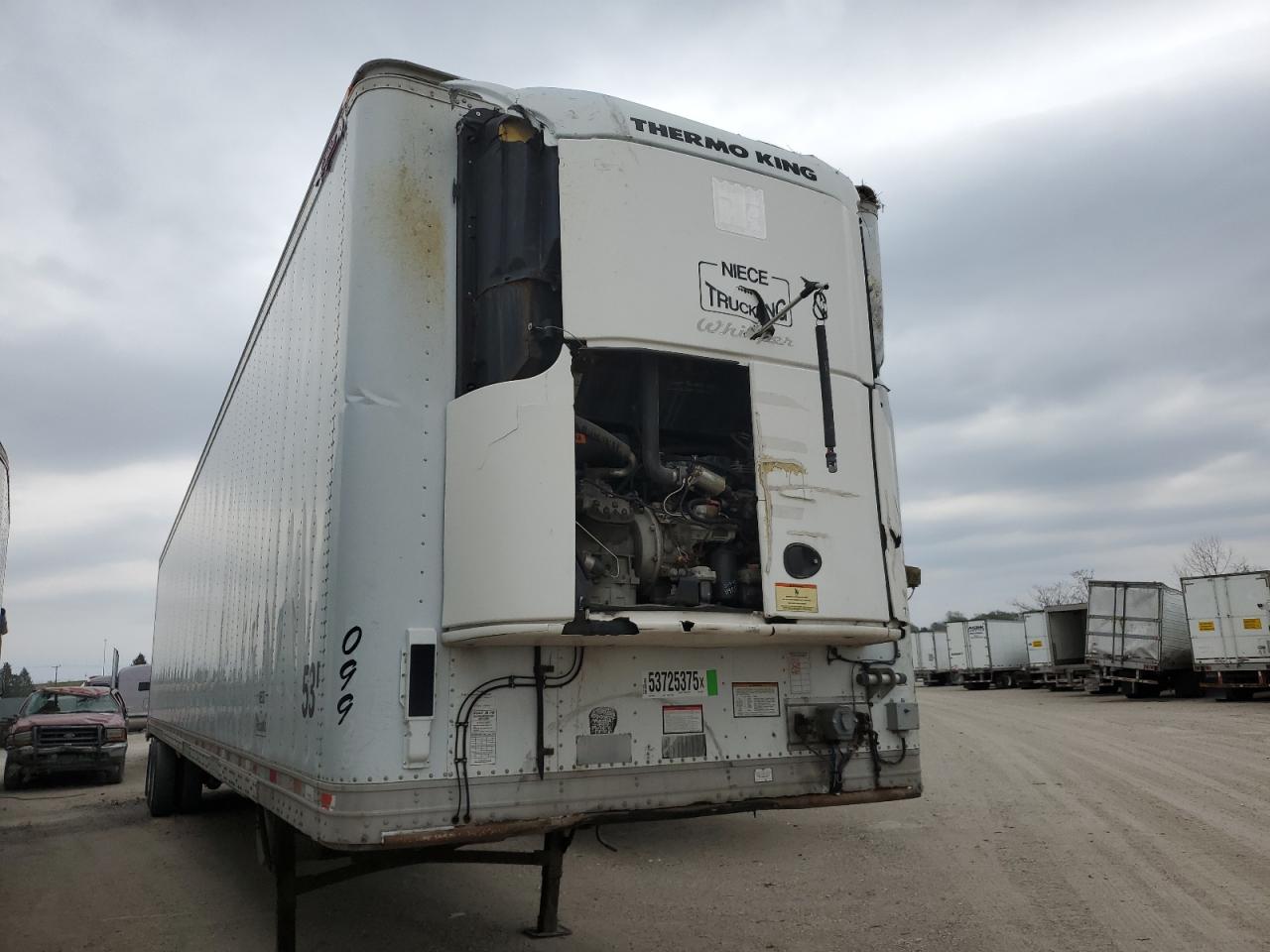 2009 Great Dane Refrigerated Van Trailer for Sale in Des Moines, IA - Rollover