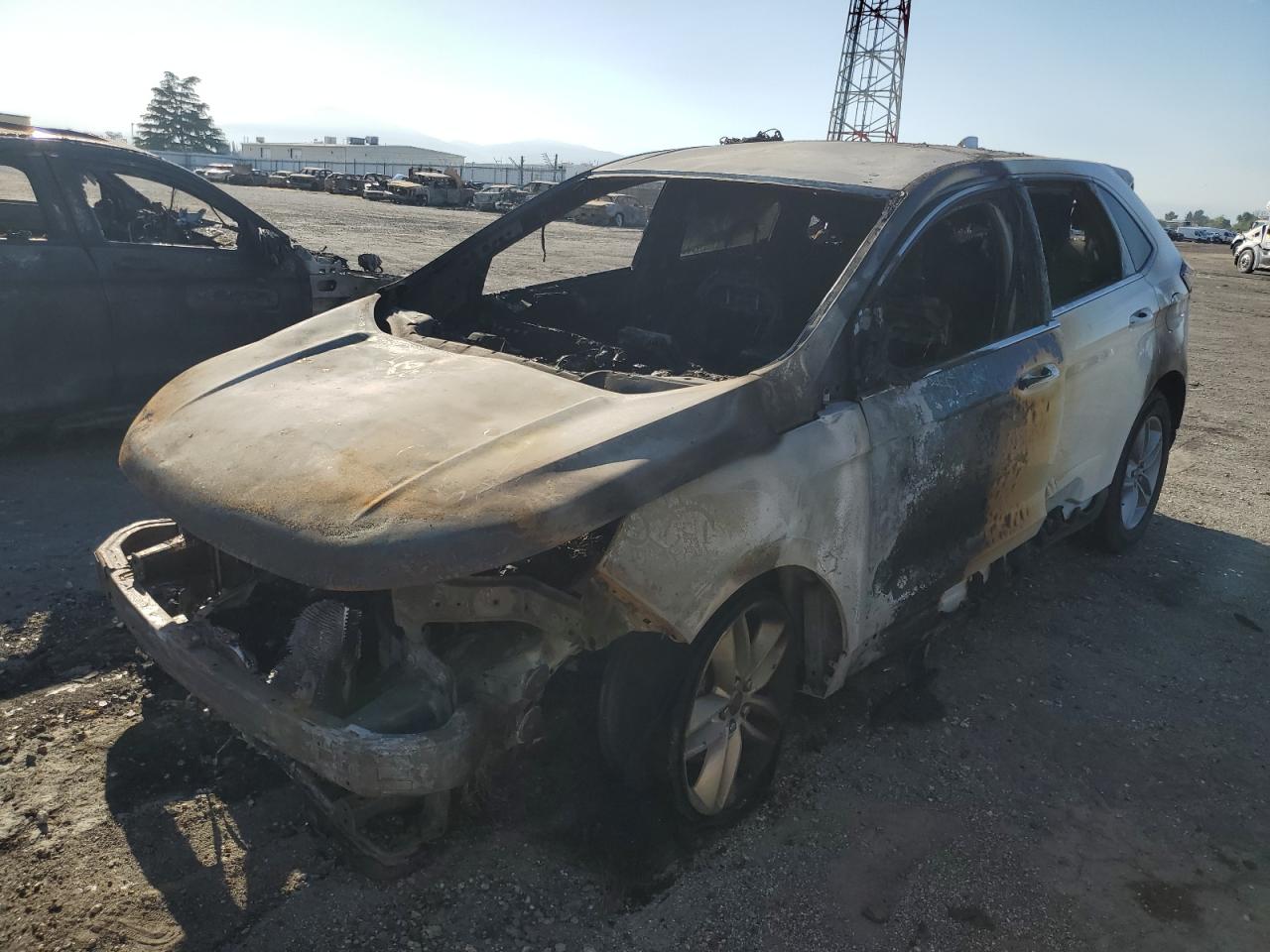 2015 Ford Edge Sel zu verkaufen in Bakersfield, CA - Burn
