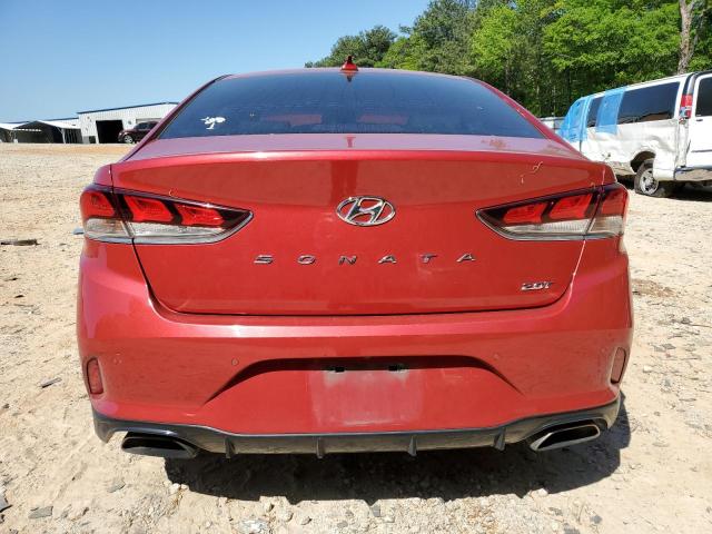  HYUNDAI SONATA 2018 Czerwony