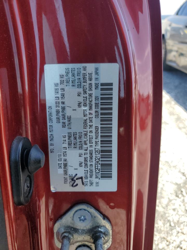 2010 Mazda Mx-5 Miata VIN: JM1NC2FF6A0211287 Lot: 51155215