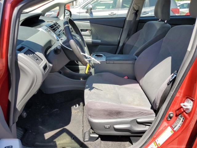  TOYOTA PRIUS 2013 Red