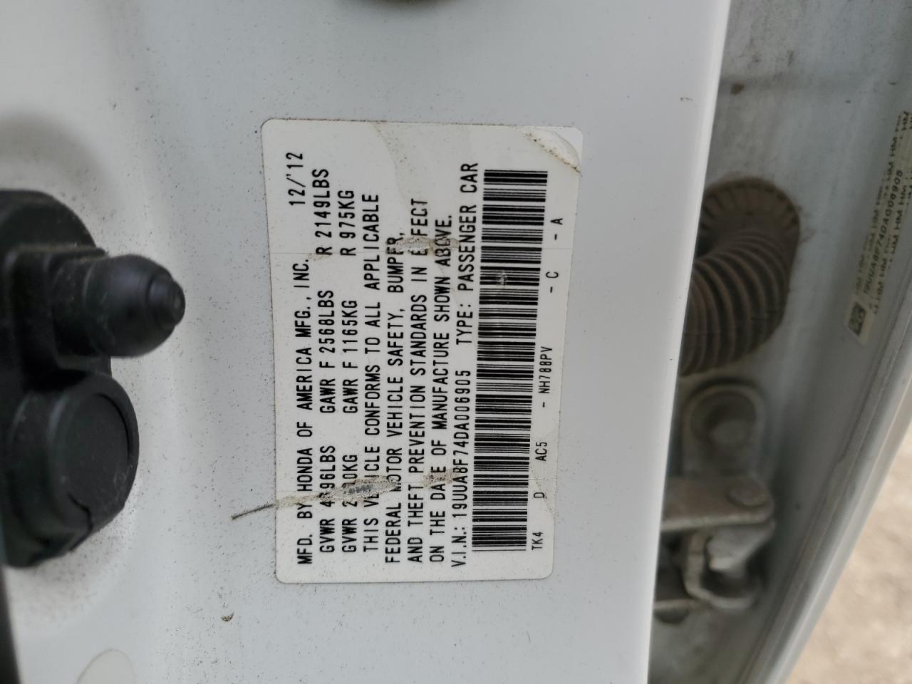 2013 Acura Tl Advance VIN: 19UUA8F74DA006905 Lot: 51474815