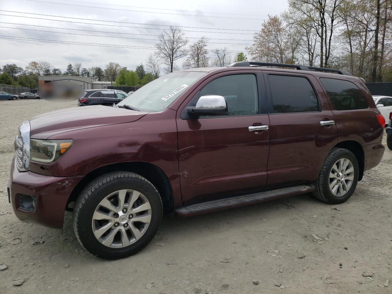 2008 Toyota Sequoia Limited იყიდება Waldorf-ში, MD - Front End