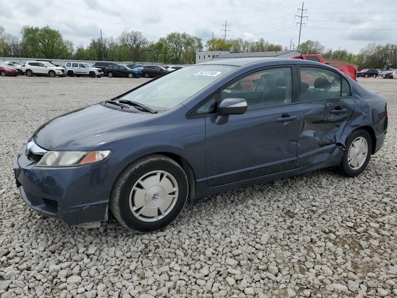 2009 Honda Civic Hybrid na sprzedaż w Columbus, OH - Side