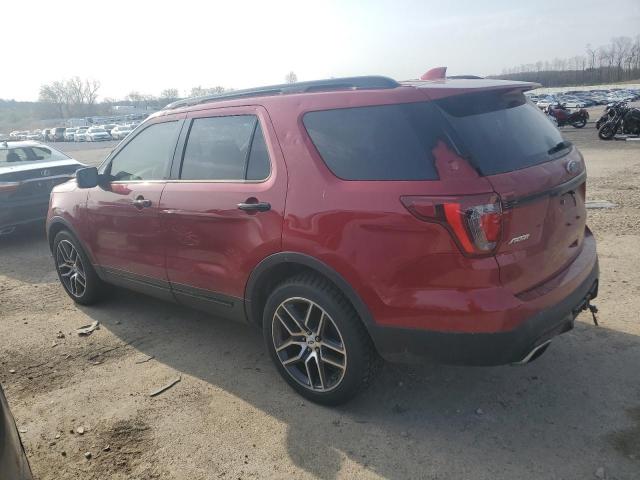  FORD EXPLORER 2016 Czerwony