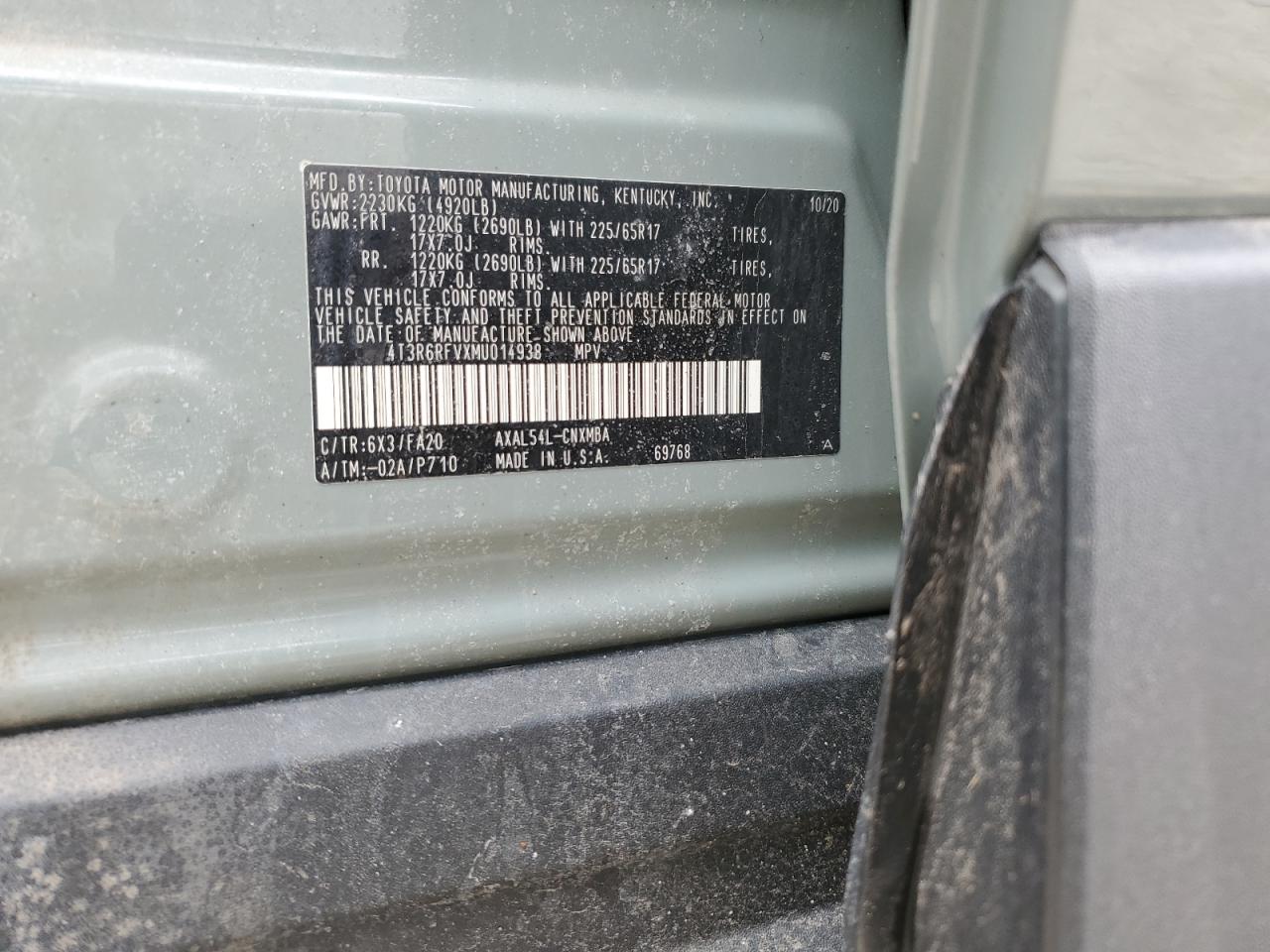 2021 Toyota Rav4 Xle VIN: 4T3R6RFVXMU014938 Lot: 54771695