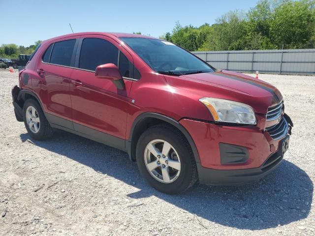 Parquets CHEVROLET TRAX 2015 Czerwony