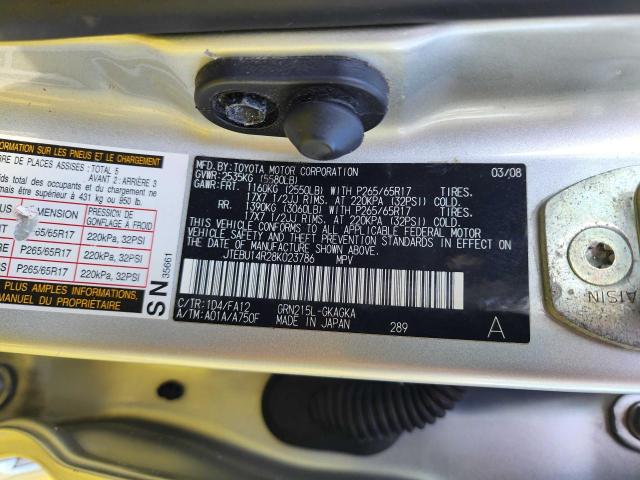 2008 TOYOTA 4RUNNER SR5