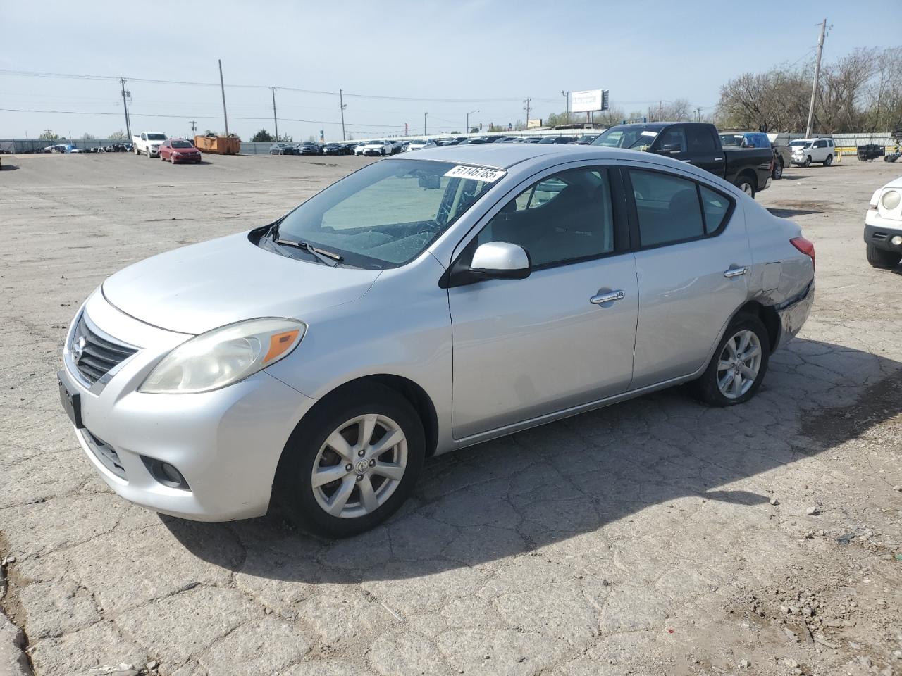 2012 Nissan Versa S de vânzare în Oklahoma City, OK - Rear End
