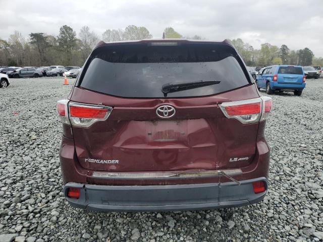  TOYOTA HIGHLANDER 2015 Burgundy
