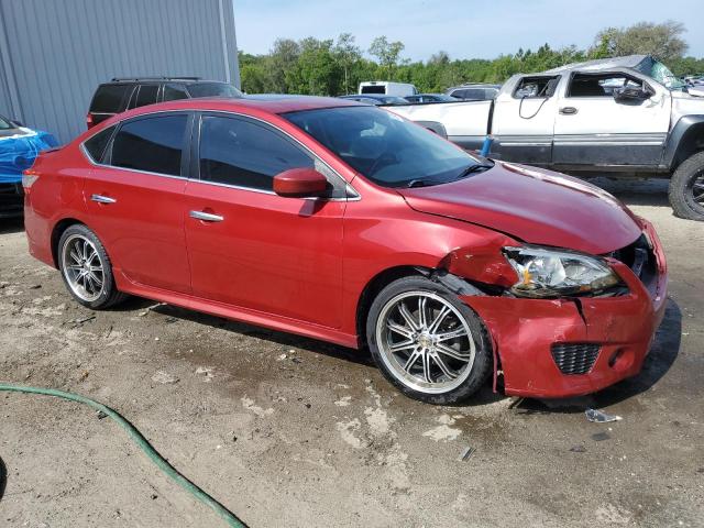  NISSAN SENTRA 2013 Красный