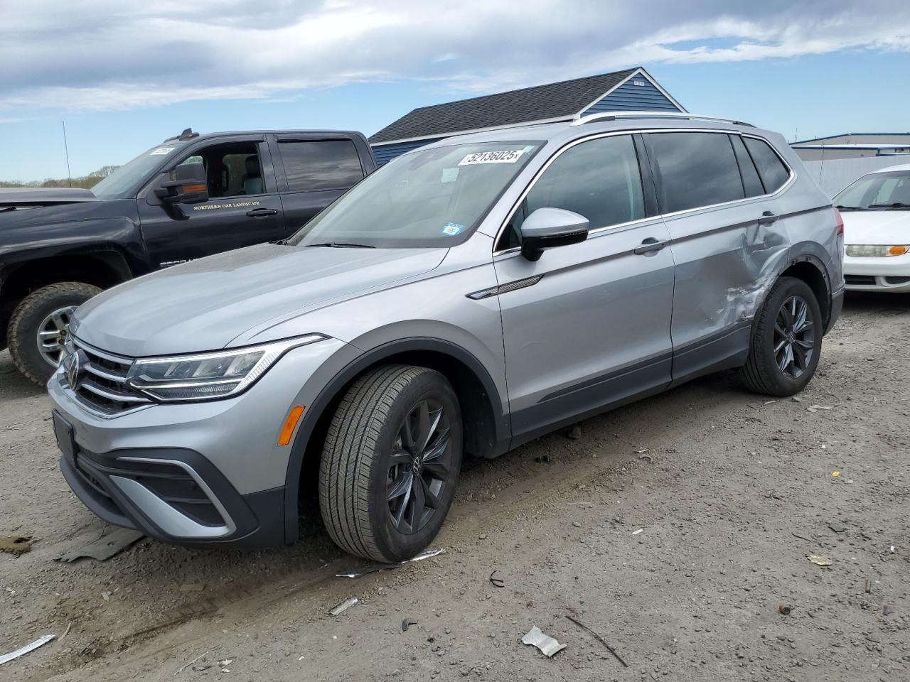 2022 Volkswagen Tiguan Se en Venta en Assonet, MA - Side
