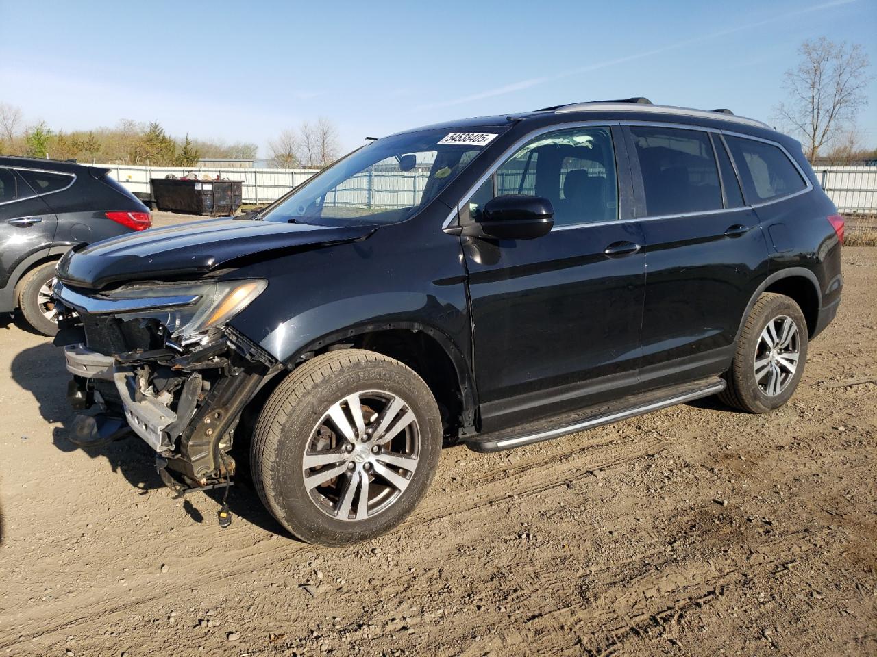 2016 Honda Pilot Exl for Sale in Columbia Station, OH - Front End