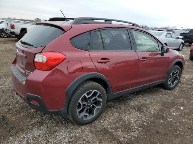  SUBARU CROSSTREK 2017 Czerwony