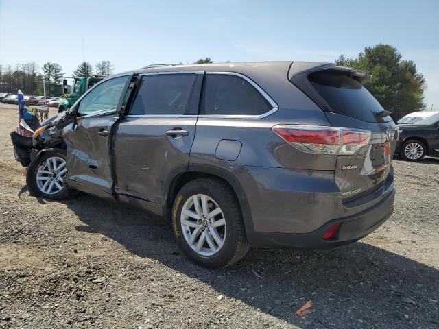  TOYOTA HIGHLANDER 2016 Серый