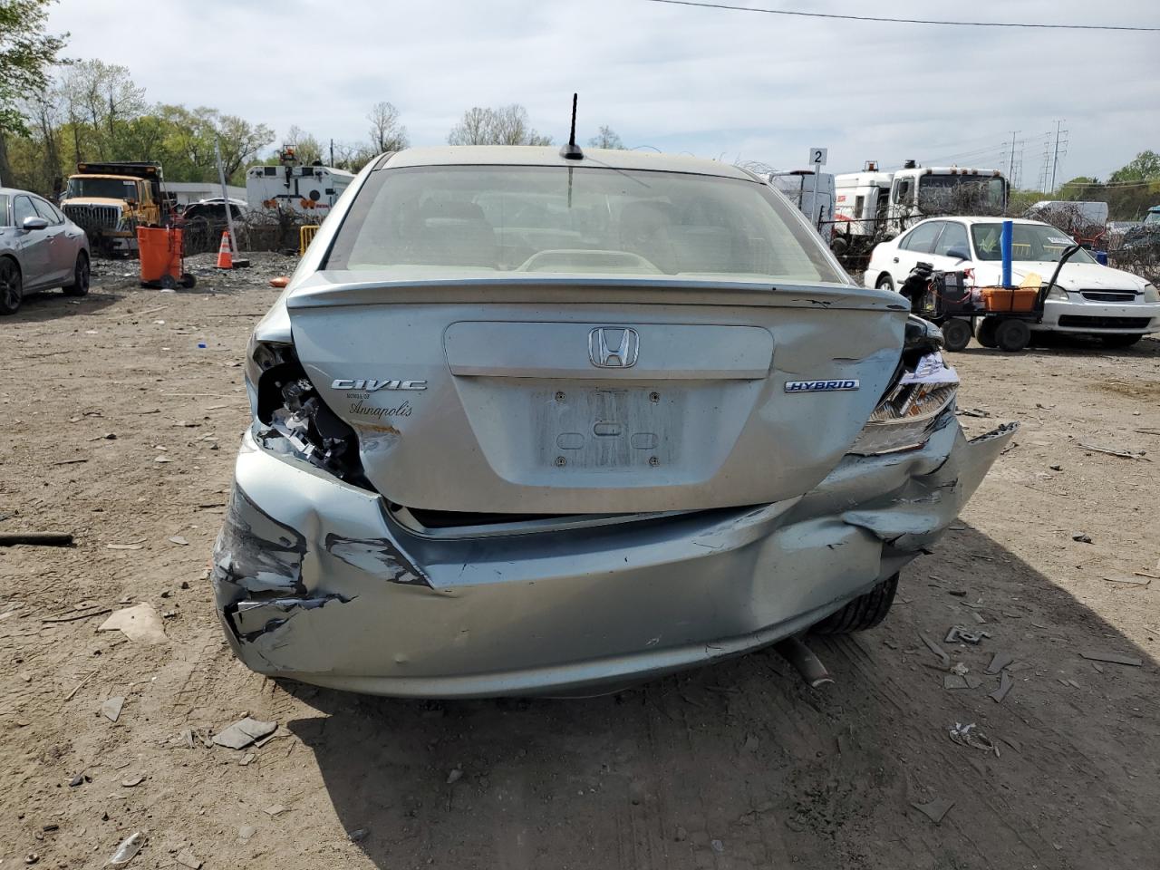 2012 Honda Civic Hybrid L VIN: JHMFB4F30CS002805 Lot: 54146925