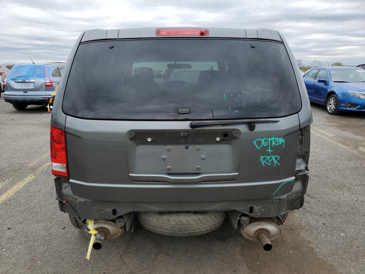 2009 Honda Pilot Lx VIN: 5FNYF48299B030983 Lot: 53051875