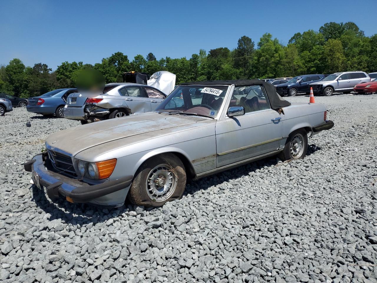 1979 Mercedes Benz 450Sl de vânzare în Mebane, NC - Normal Wear