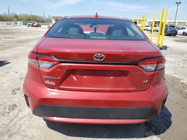  TOYOTA COROLLA 2021 Красный