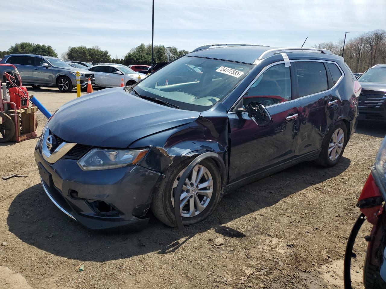 2015 Nissan Rogue S продається в East Granby, CT - All Over