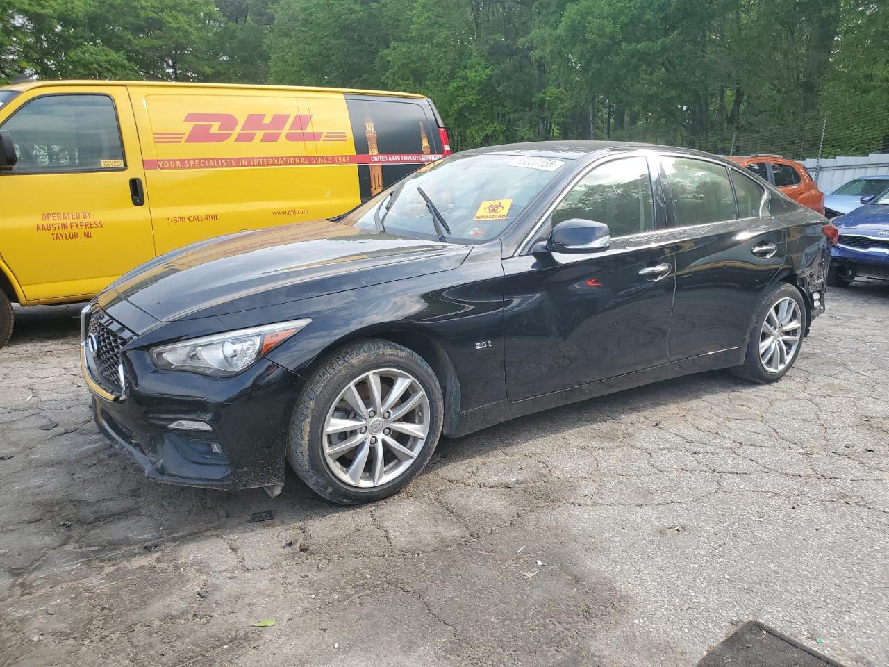 2018 Infiniti Q50 Pure zu verkaufen in Austell, GA - Rear End