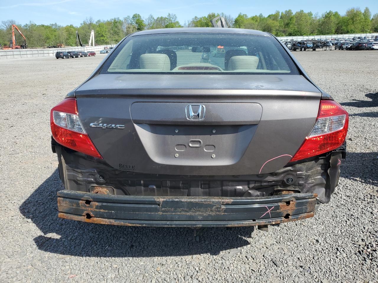 2012 Honda Civic Lx VIN: 2HGFB2F55CH564800 Lot: 54702905