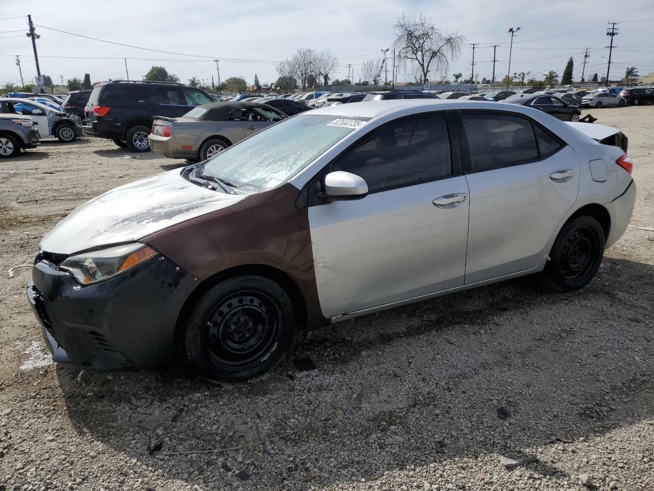 2014 Toyota Corolla L na sprzedaż w Los Angeles, CA - Rear End