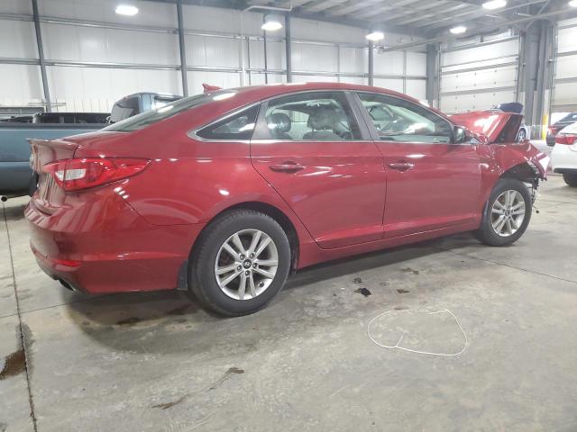  HYUNDAI SONATA 2015 Czerwony