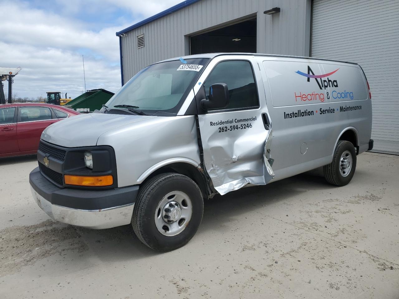 2017 Chevrolet Express G2500 за продажба в Milwaukee, WI - Side